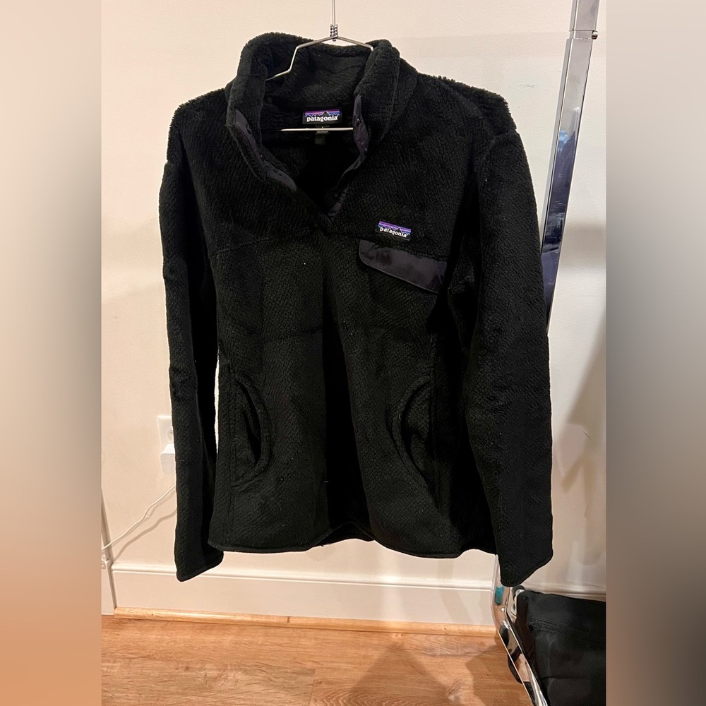 Patagonia Black Snap Synchilla Fleece